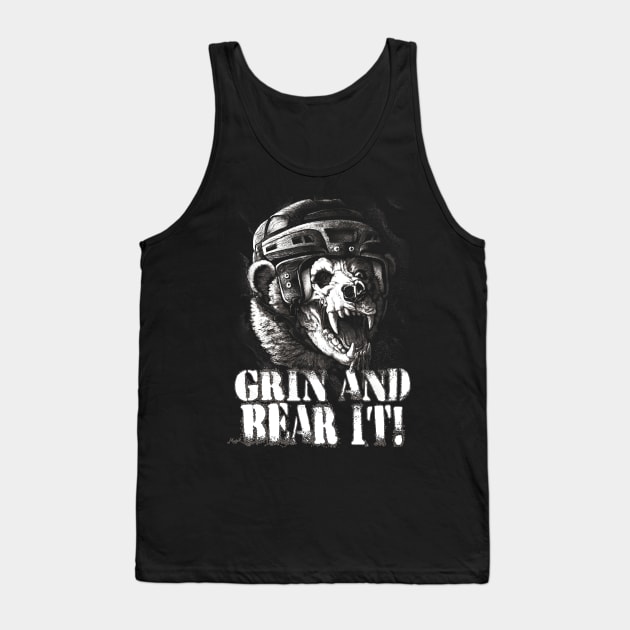 Grin and Bear It Tank Top by Mudge